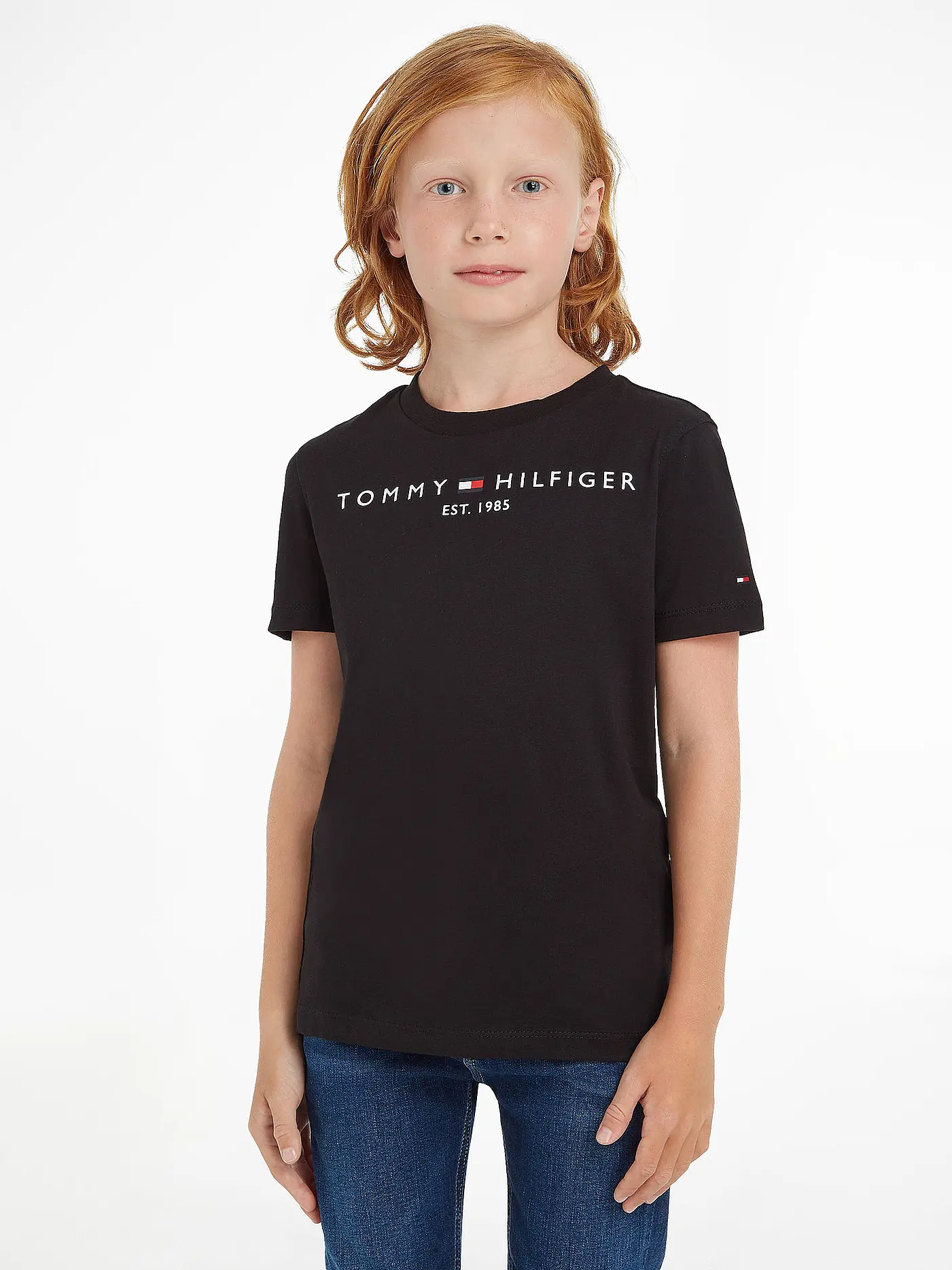 TOMMY HILFIGER | Jungen T-Shirt | schwarz